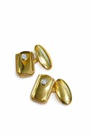 Gemelli Salvini Uomo in Oro giallo Diamante SGM02052
